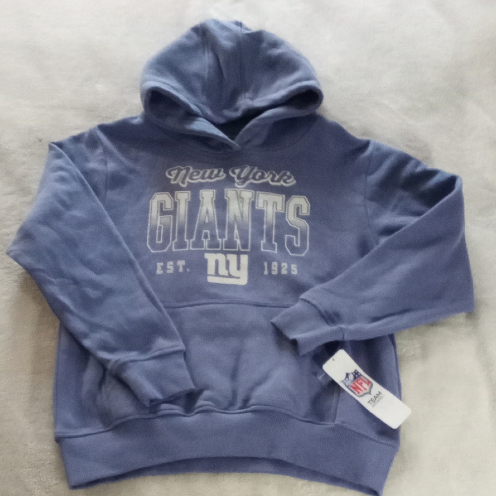 NY GIANTS HOODIE FOR GIRLS SIZE 14-16 NEW WITH TAGS